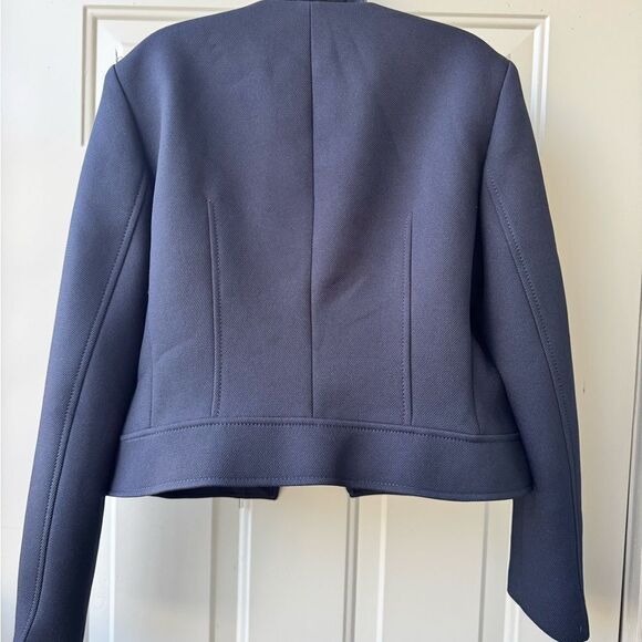 Boss Hugo Boss Womens Juleama Compact Twill Asymmetrical Zip Jacket Sz 14 - Picture 10 of 11